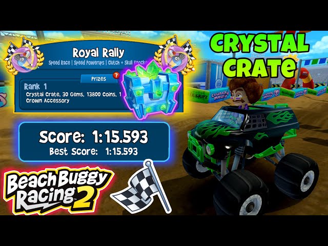 Royal Rally 🏁| Crystal 🔮Crate Prize💫| Rock Stomper🪨+| Beach Buggy Racing 2 🏖🏁| BB Racing 2