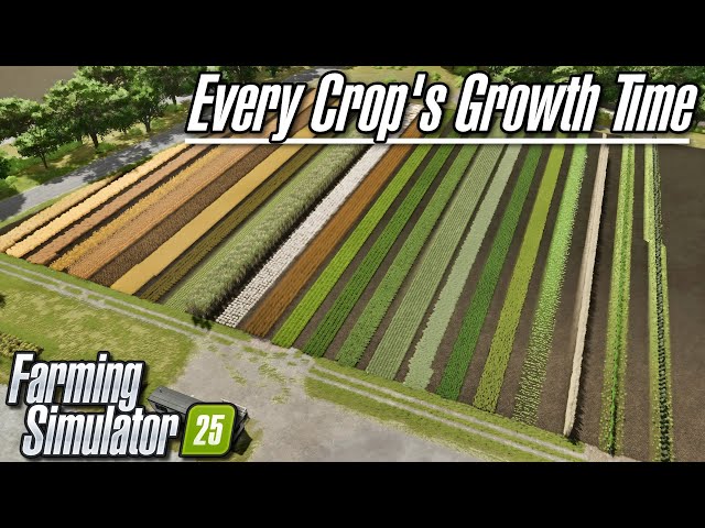 FS25 Crop Growth Times (with Chart) | Farming Simulator 25