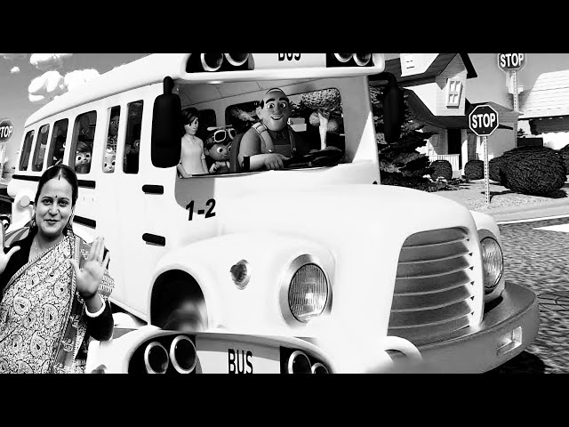 Wheels on the Bus parody | bus parody Song |