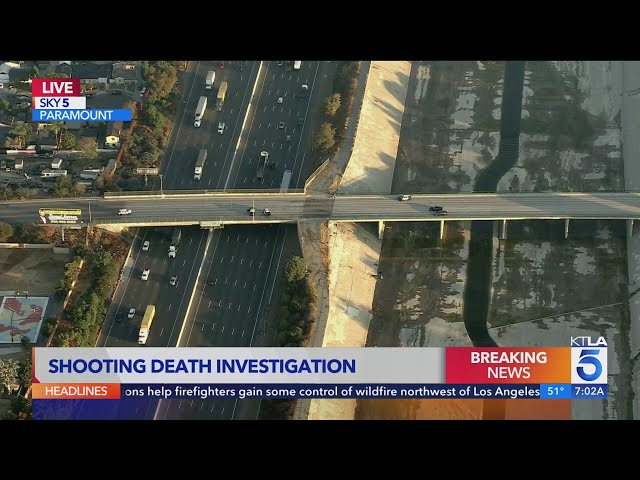 Shooting victim found dead in Los Angeles River