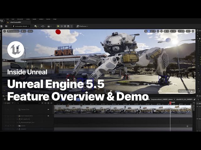 Unreal Engine 5.5 Feature Overview & Demo | Inside Unreal