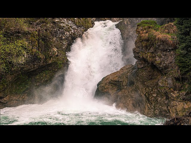 Feel the power of nature, Pure White Sound, waterfall | For Focus, deep sleep and mental clarity