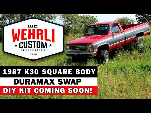 WCFAB 1987 K30 Square Body Duramax Swap