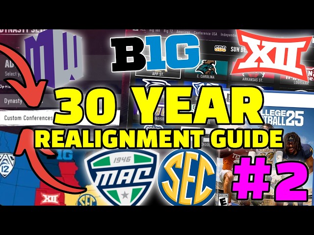 Conference Realignment 30 Year Guide (2) - College Football 25