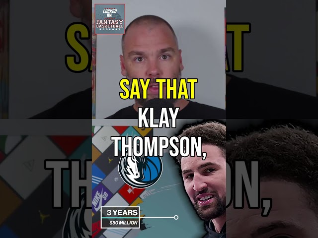 Will You Draft Klay Thompson For #FantasyBasketball #NBA