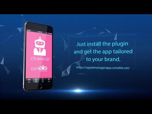 WP Job Manager App video