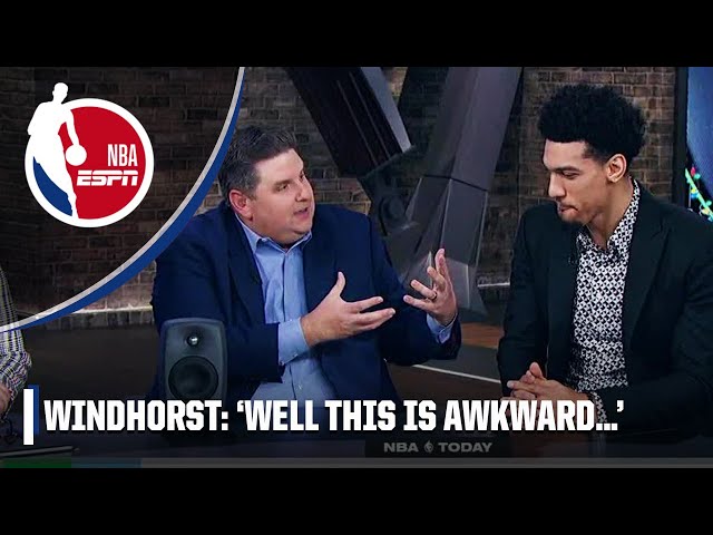 Brian Windhorst talks Danny Green's future with Memphis ... sitting next to him 🤣 | NBA Today