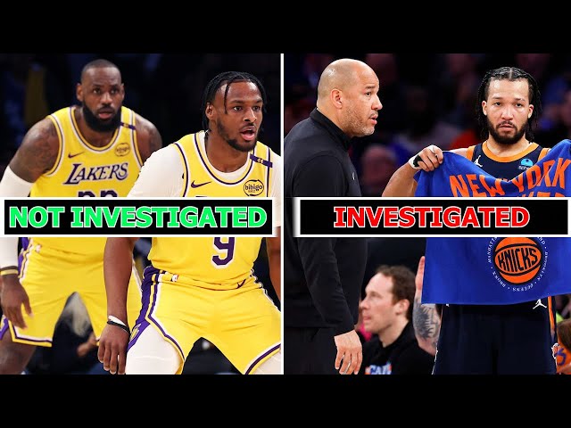 Jalen & Rick Brunson Investigated By NBA but Not LeBron, Bronny JJ Redick & Lakers