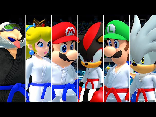 Mario & Sonic at The Olympic Games Tokyo 2020 - Karate (All Characters) | JinnaGaming