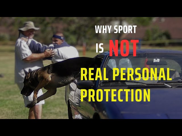 Why Dog Sports is NOT Real Personal Protection