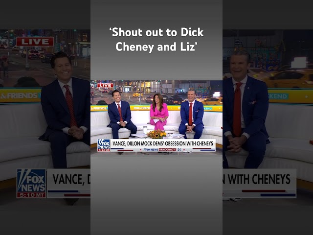 JD Vance, Tim Dillion mock Democrats' obsession with Cheneys #shorts