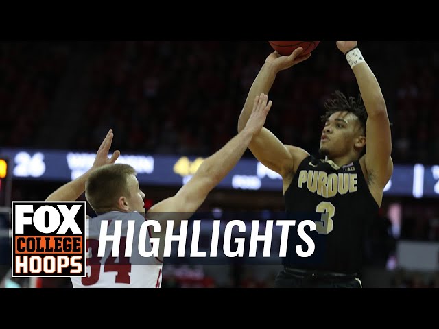 Wisconsin vs. Purdue | FOX COLLEGE HOOPS HIGHLIGHTS