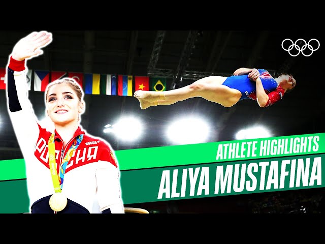 The BEST of Aliya Mustafina at London 2012 and Rio 2016!🥇🥈🥉