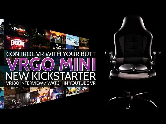 Control VR Games With Your Butt! VRGO Mini / Virtual Reality Kickstarter!