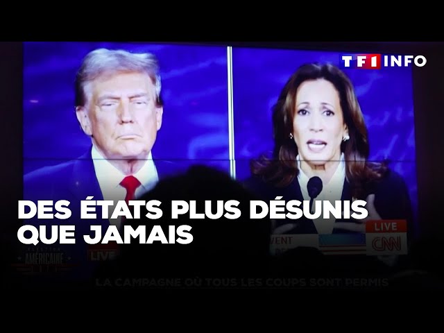 Présidentielle américaine : des États plus désunis que jamais｜TF1 INFO