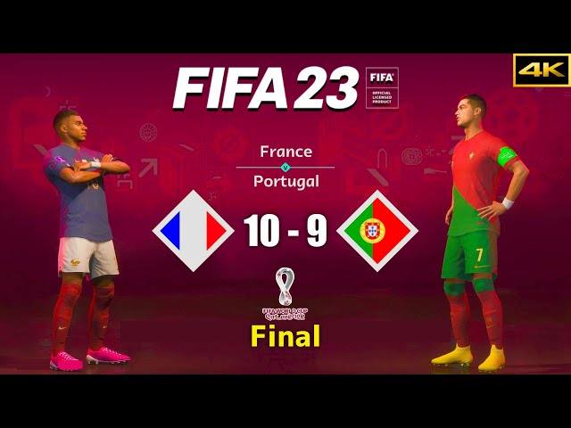 FIFA 23 - FRANCE vs. PORTUGAL - FIFA World Cup Final - Mbappé vs. Ronaldo - PS5™ [4K]