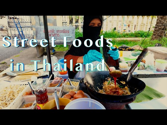 Different types of tasty Phuket, Thailand Street Food