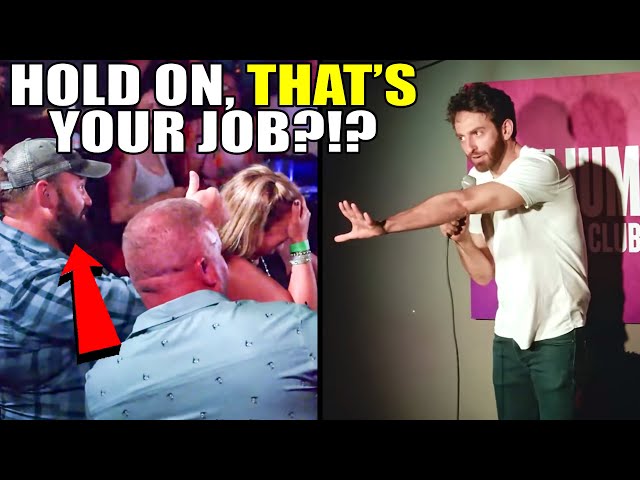 Comedian Gives PERFECT Response After Heckler Reveals How He Gets Paid