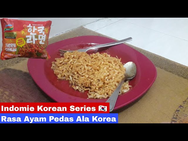 Makan Indomie Korean Series Rasa Ayam Pedas Ala Korea 🇰🇷