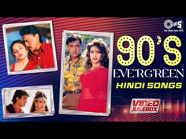 90's Evergreen Hindi Songs | Mix Playlist of Bollywood Hits | Nostalgia Collection of Hindi Songs