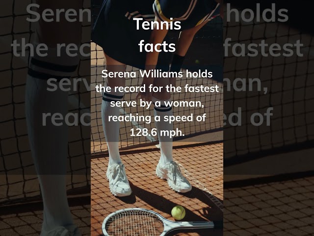 "Unleashing Thunder: Serena Williams' Record-Breaking 128.6 mph Serve! 💨🎾"