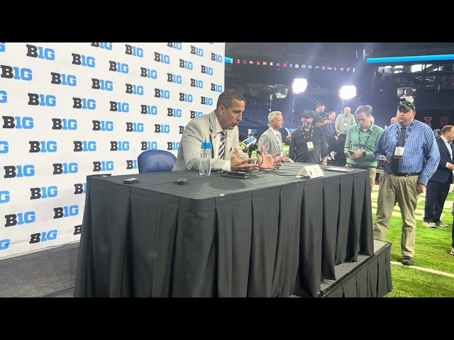 Luke Fickell at Big Ten Media Days