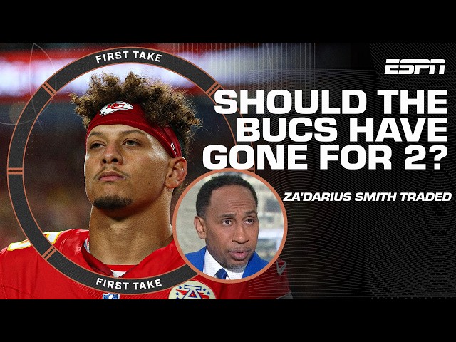 Stephen A. BELIEVES it was a MISTAKE for the Bucs to not go for 2 points vs. Chiefs! 😬 | First Take