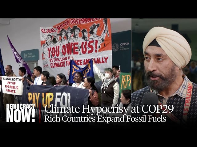 "They're Expanding Fossil Fuels": Activist Harjeet Singh on Rich Countries' Hypocrisy at COP29