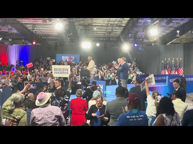 President Biden Paid Off This Guys Student Loans & Had Lunch At His House - Raleigh NC Biden Rally