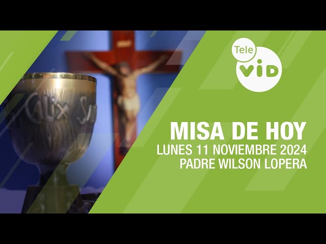 Misa de hoy ⛪ Lunes 11 Noviembre de 2024, Padre Wilson Lopera #TeleVID #MisaDeHoy #Misa