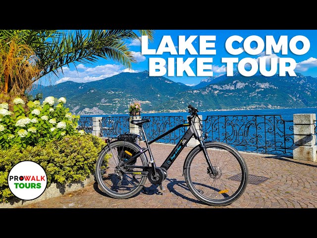 Lake Como Bike Ride, Italy  - 4K - 36 Miles / 58 Km