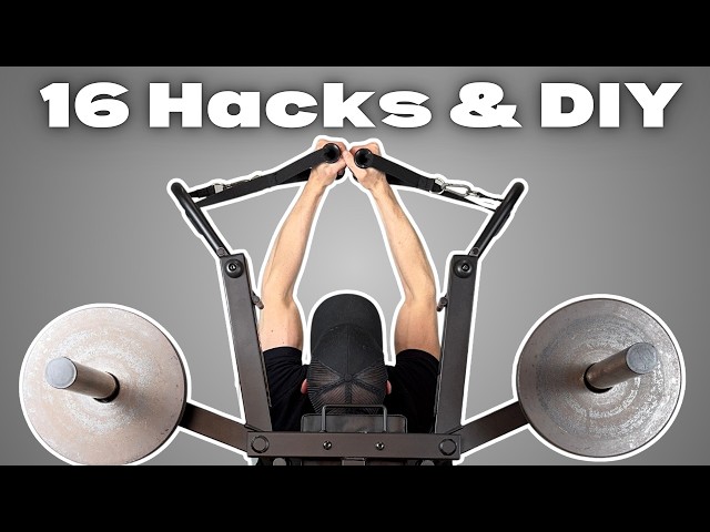 My Top 16 Home Gym Hacks & Home Gym DIY