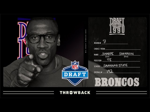 Shannon Sharpe WOULD NOT Let A Draft Day Slide Define Him! | Draft Stories