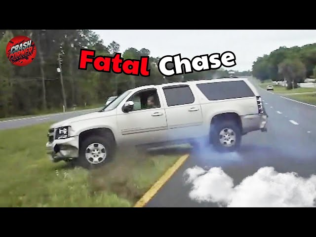 Unbelievable High-Speed Police Chases Caught on Dashcam – You Won't Believe What Happens Next! #4