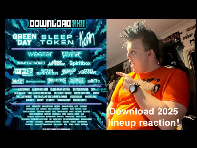 MY DOWNLOAD XXII LINEUP REACTION!!!!