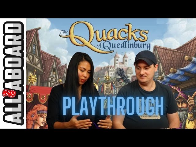 THE QUACKS OF QUEDLINBURG | Board Game | 2-Player Playthrough | Fire Burn and Cauldron Bubble