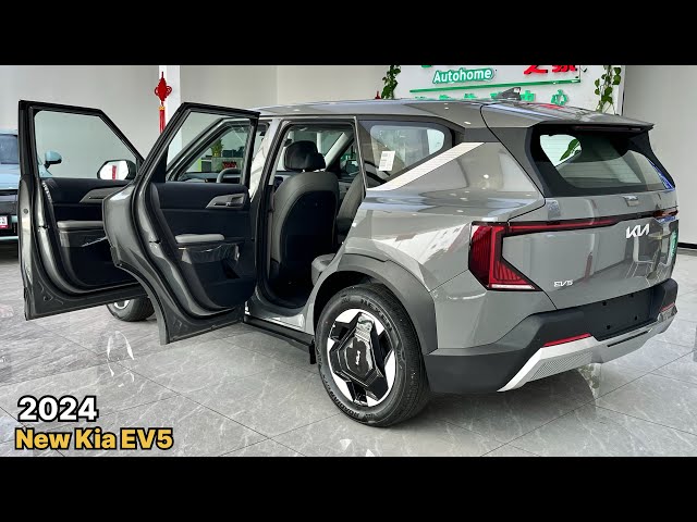 All New 2024! Kia EV5 Super Luxury Interior and Premium Exterior Walkaround