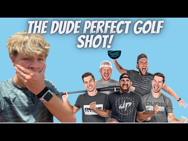 The dude perfect golf shot!