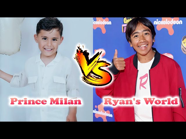 Ryan's World VS Prince Milan (The Royalty Family) Transformation | From Baby To Now Years Old