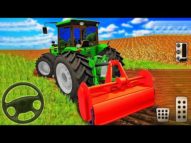 Modern Farm Tractor Driving Games #2 - Farming Tractor 3D - Android Gameplay