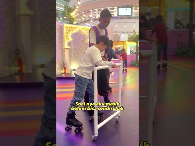 Keseruan Bermain Sepatu Roda 🛼😜 #kids #rollerskate #fun