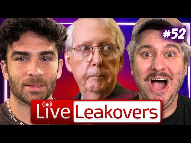 Mitch McConnell DIES On Live TV (RIP Bozo)  - Leftovers #52