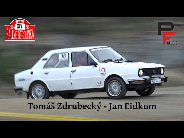 Tomáš Zdrubecký - Jan Eidkum - Škoda 120 - XIV. Rallye Berounka Revival 2024 + onboardy