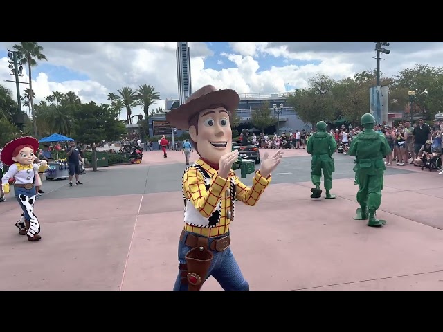 Disney Parade With Toy Story Characters and More