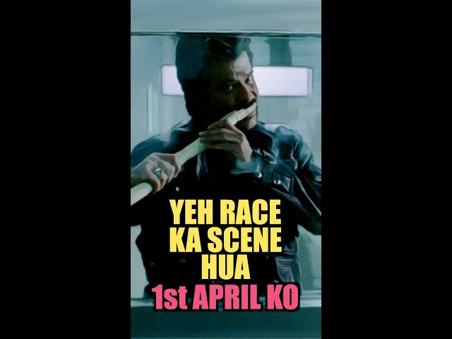 Yeh Race Ka Scene Hua tha 1st April Ko 😂🤣 FUNNY #shorts