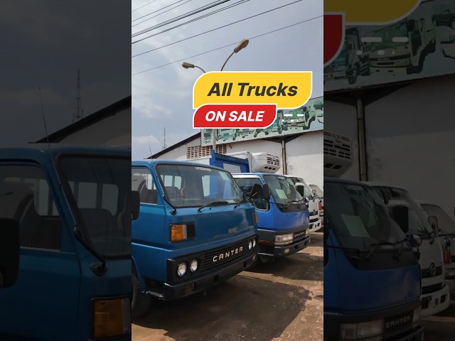 Available stock of truck at YOSHINO. #isuzu #fuso #mitsubishi #canter #hino #uganda