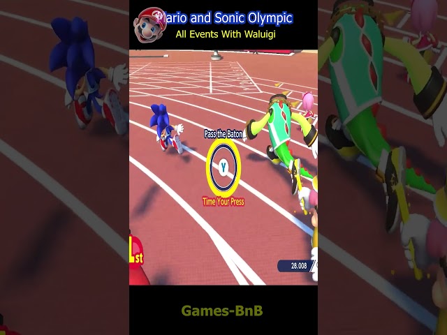 Mario and Sonic at the Olympic Games Tokyo 2020 - All Events With Waluigi #mario