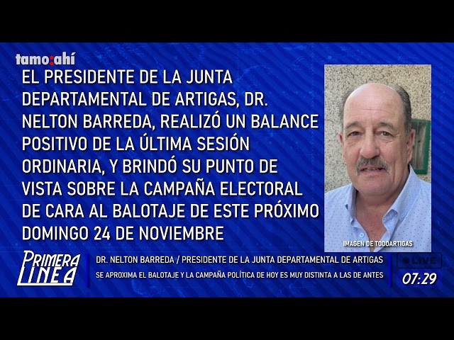 Primera Línea - 18/11/2024 - Dr. Nelton Barreda