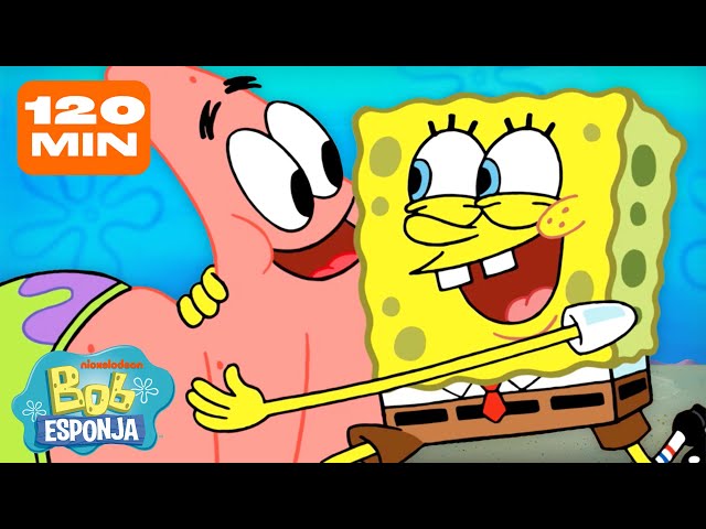 Bob Esponja | 120 MINUTOS de Bob Esponja y Patricio 💛💖  | Bob Esponja en Español