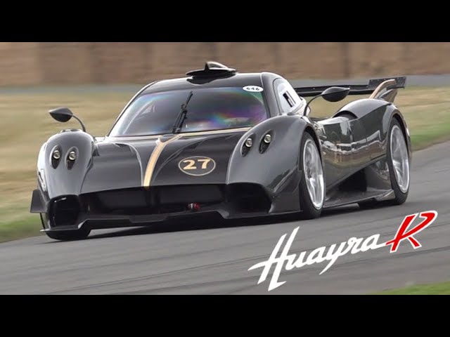 Pagani Huayra R | V12 Engine Sound SCREAMING at Goodwood FOS Hillclimb!